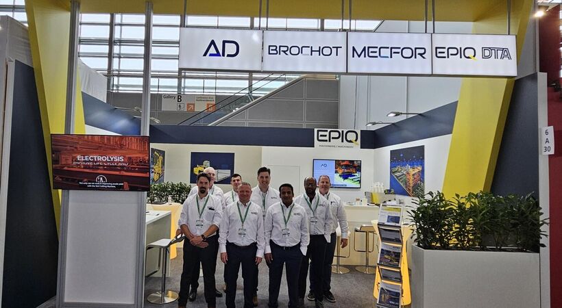 EPIQ Machinery Team during the 2024 Aluminium event in Dusseldorf, Germany.